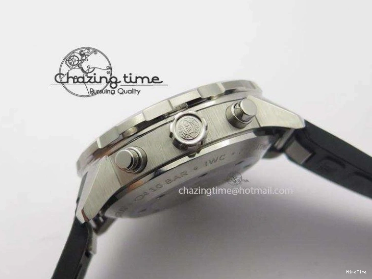 MIROTIME 0201 Aquatimer Chrono IW376803 V6F 1:1 Best Edition Blue Dial On Rubber Strap A WellDesigned 7282